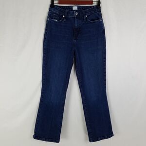 A‎ New Day Jeans Womens 4 Blue High Rise Straight Leg Dark Wash Denim W26 x L26